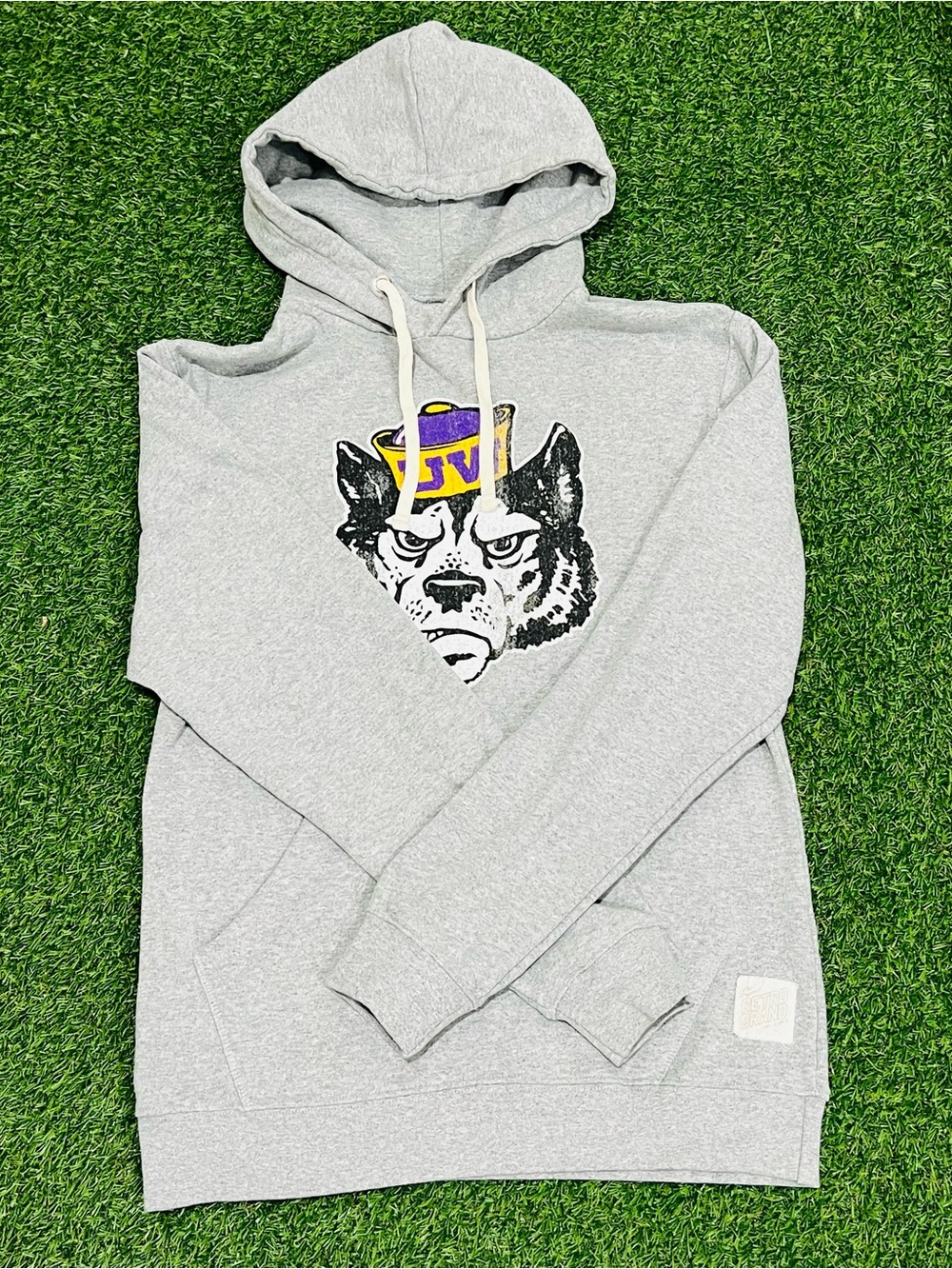 Retro Brand UW Huskies Gray Pullover Hoodie Men’s Size Medium NCAA College💎 - Picture 4 of 6